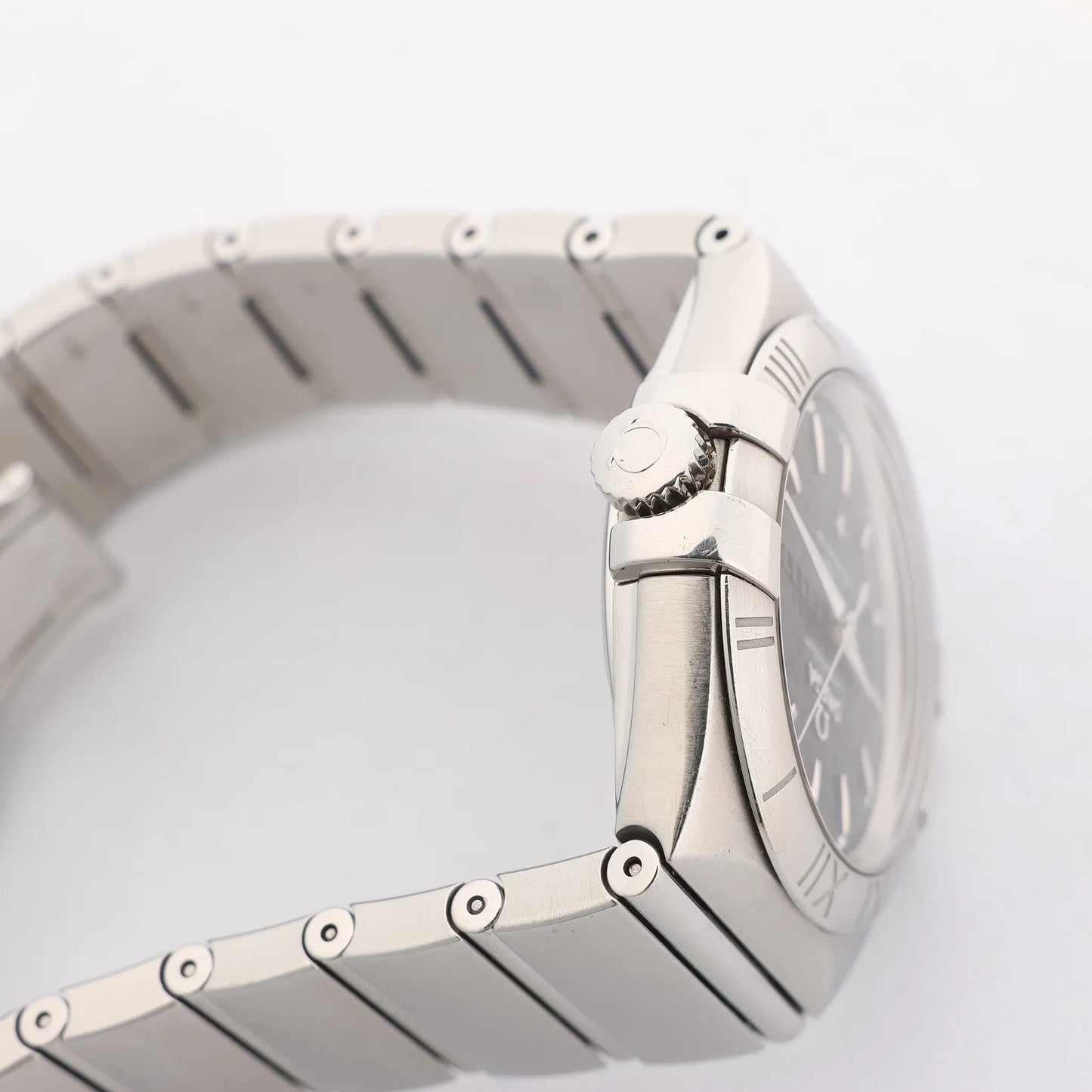 Omega Constellation Co-Axial 123.10.35.20.01.002 87005513 SS SS AT Watch with Black Dial