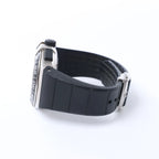 Omega Constellation Double Eagle 121.32.44.52.01.001 8507346 SS x Rubber AT Watch with Black Dial