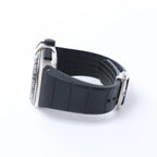 Omega Constellation Double Eagle 121.32.44.52.01.001 8507346 SS x Rubber AT Watch with Black Dial