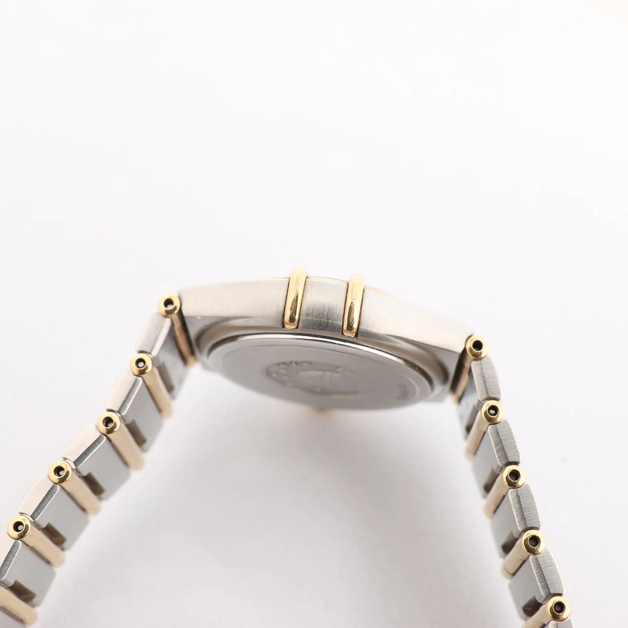 Omega Constellation 1262.10.00 SS YG QZ Watch with Gold Dial