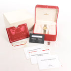 Omega Constellation 1262.10.00 SS YG QZ Watch with Gold Dial