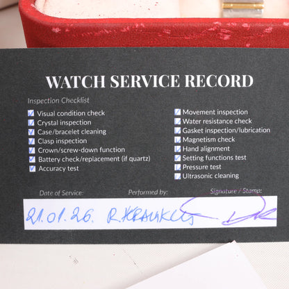 Montre Omega Constellation 1262.10.00 SS YG QZ avec cadran en or