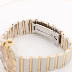 Omega Constellation 1262.10.00 SS YG QZ Watch with Gold Dial