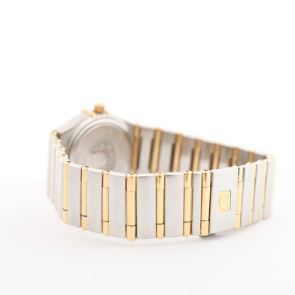 Montre Omega Constellation 1262.10.00 SS YG QZ avec cadran en or