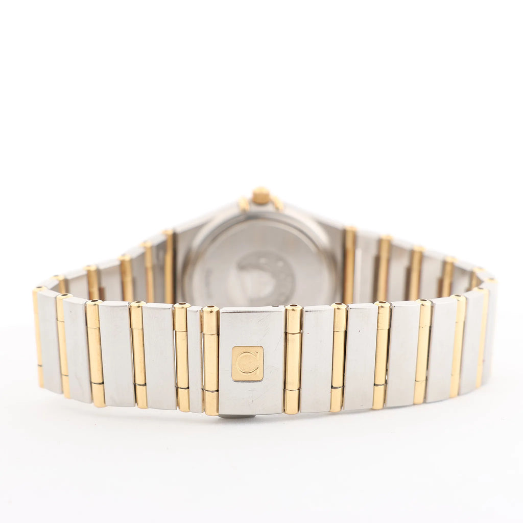Omega Constellation 1262.10.00 SS YG QZ Watch with Gold Dial