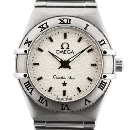 Montre Omega Constellation 1562.30.00 SS QZ à cadran blanc