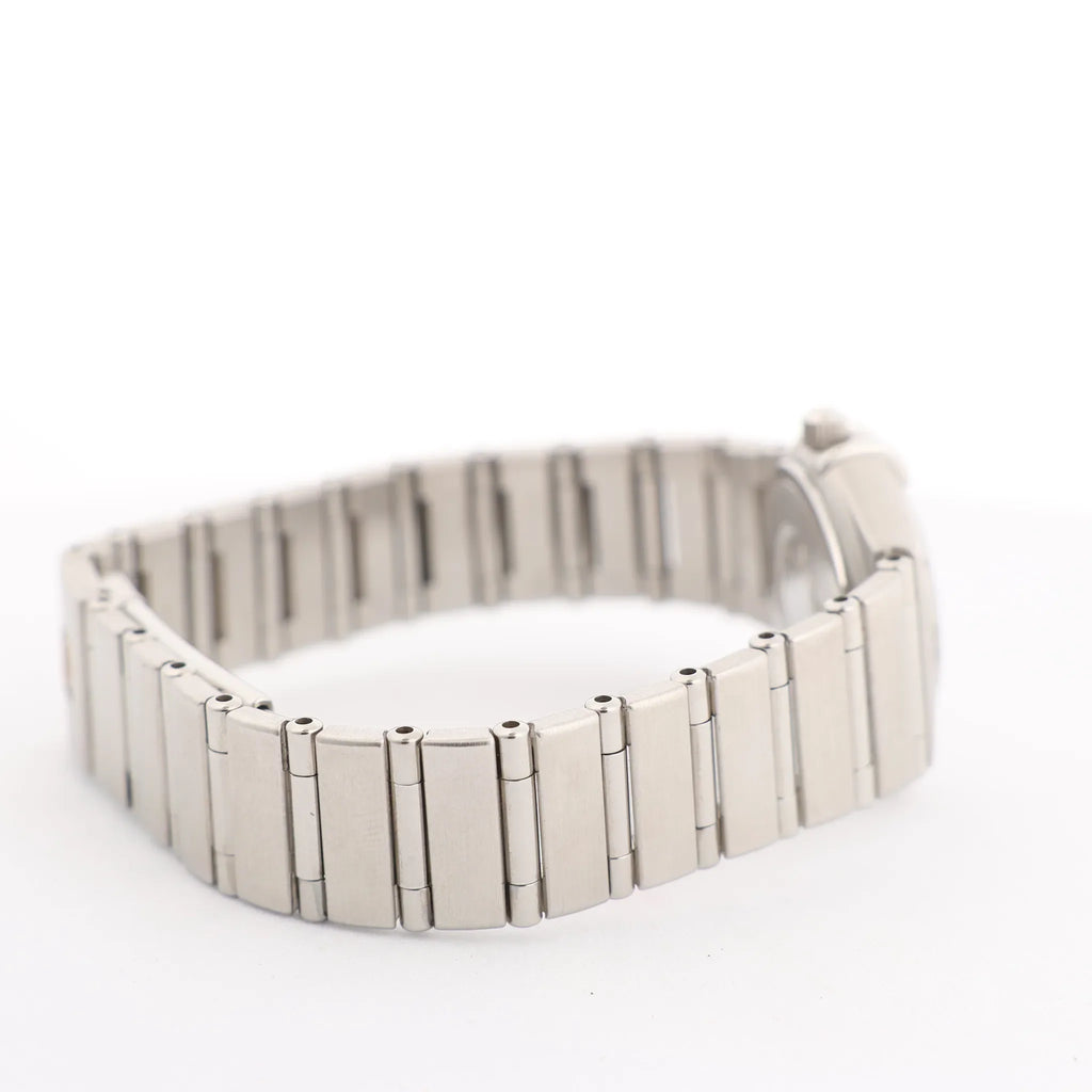 Omega Constellation 1562.30.00 SS QZ Watch with White Dial