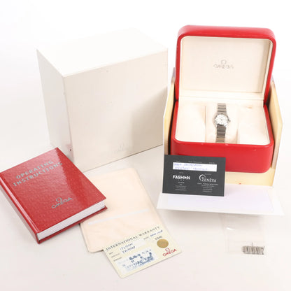 Montre Omega Constellation 1562.30.00 SS QZ à cadran blanc