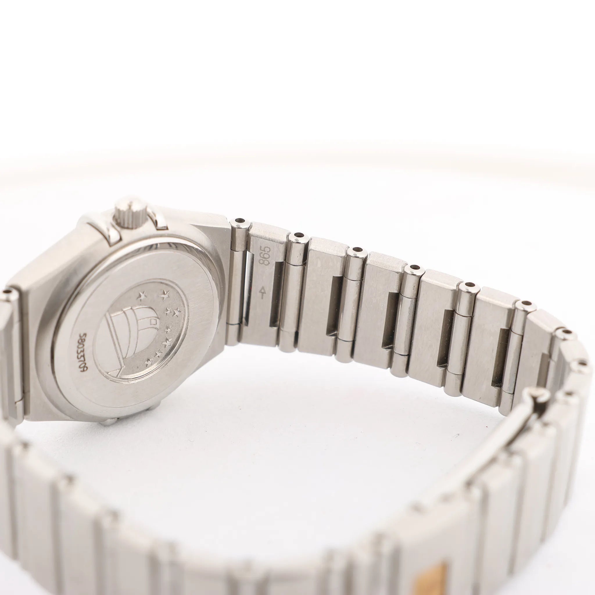 Omega Constellation 1562.30.00 SS QZ Watch with White Dial
