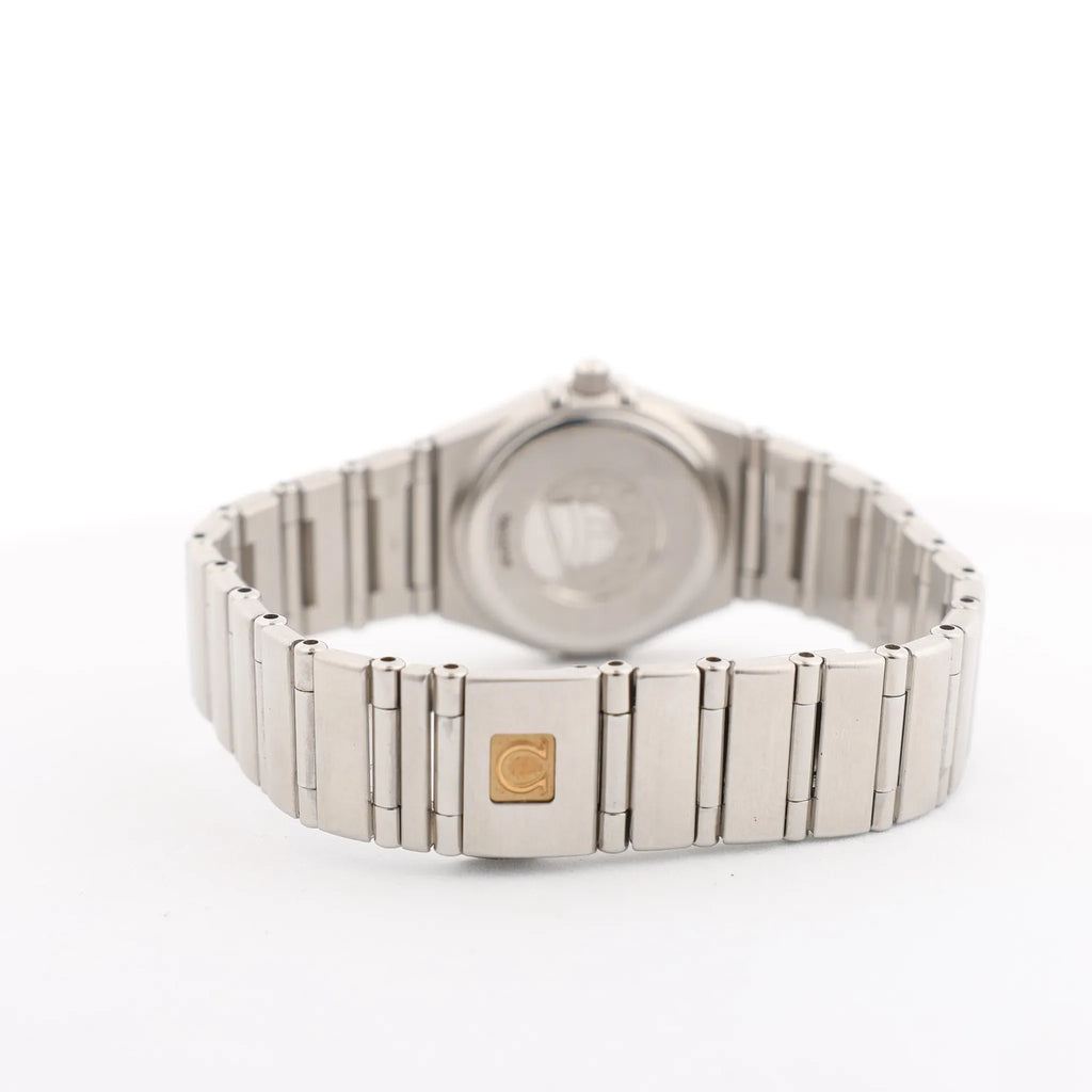 Omega Constellation 1562.30.00 SS QZ Watch with White Dial
