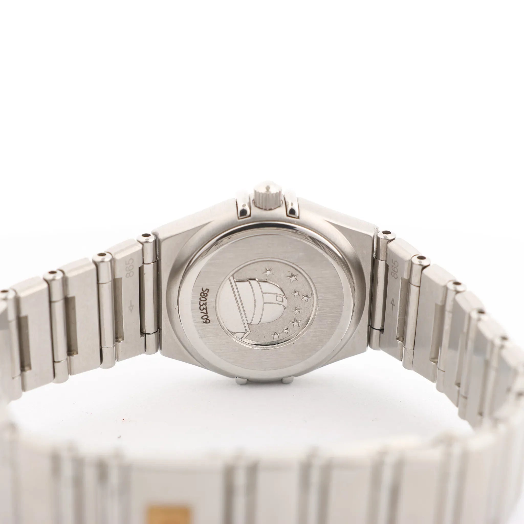 Omega Constellation 1562.30.00 SS QZ Watch with White Dial