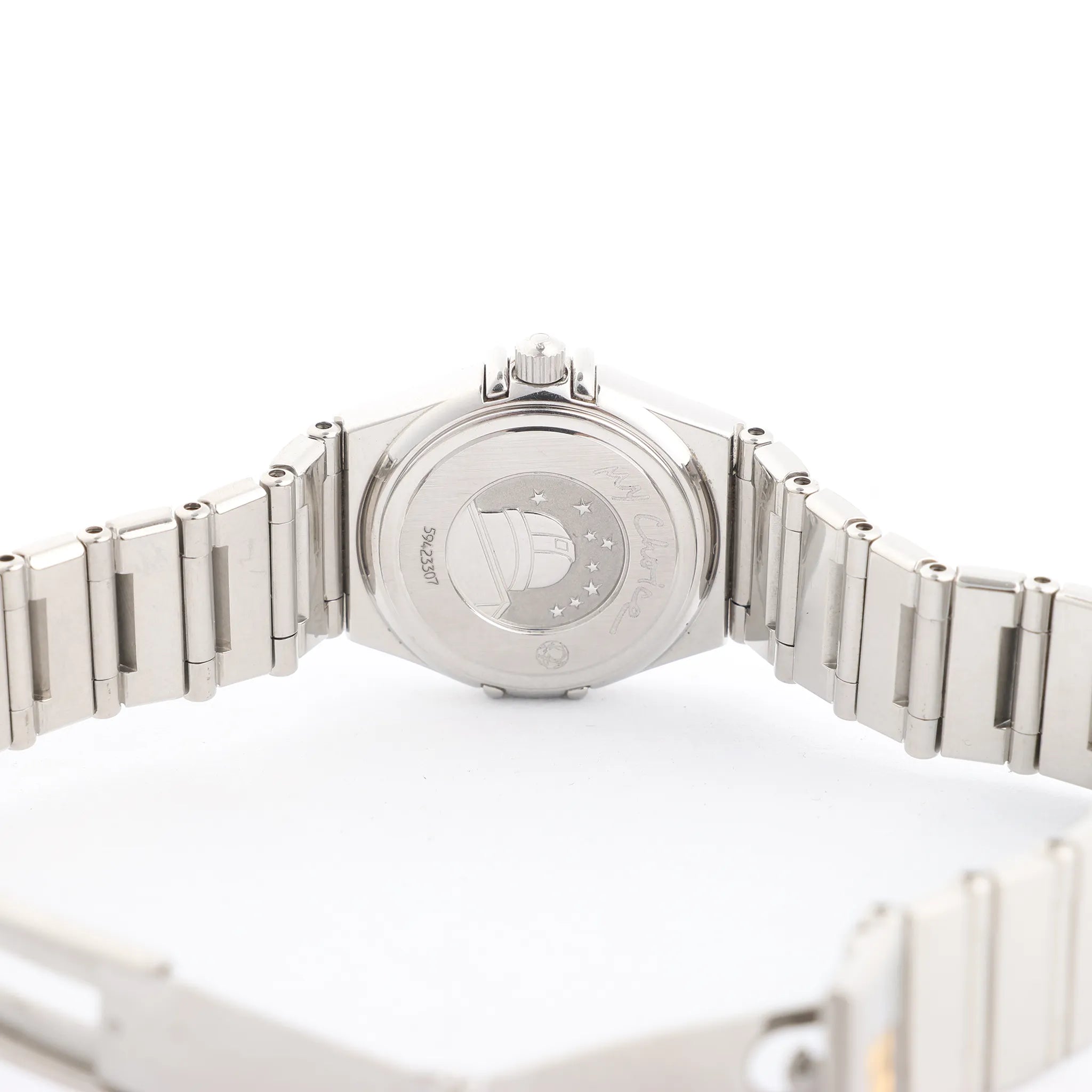 Omega Constellation Mychoice 1561.61 59423307 SS QZ Watch with Pink Dial