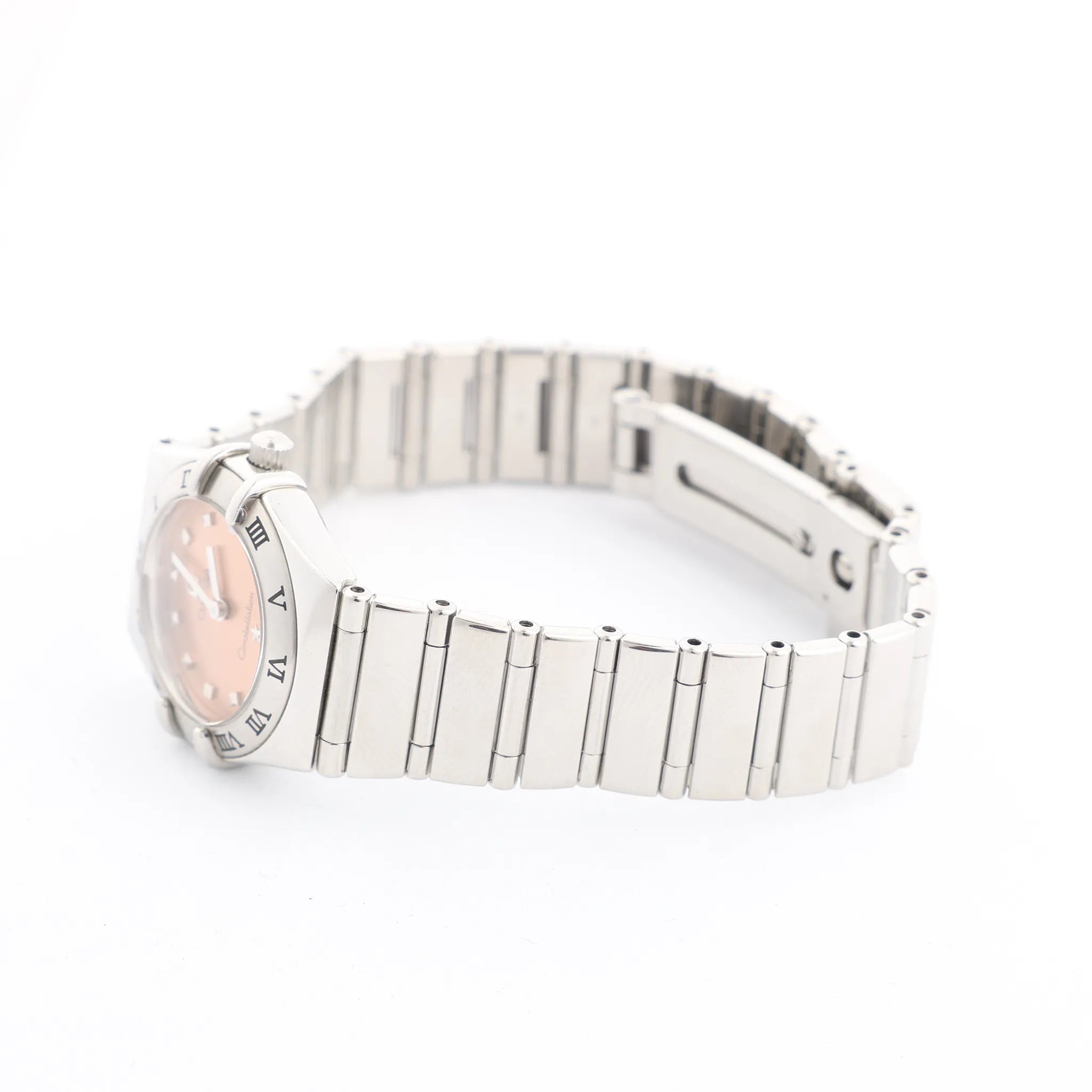 Omega Constellation Mychoice 1561.61 59423307 SS QZ Watch with Pink Dial