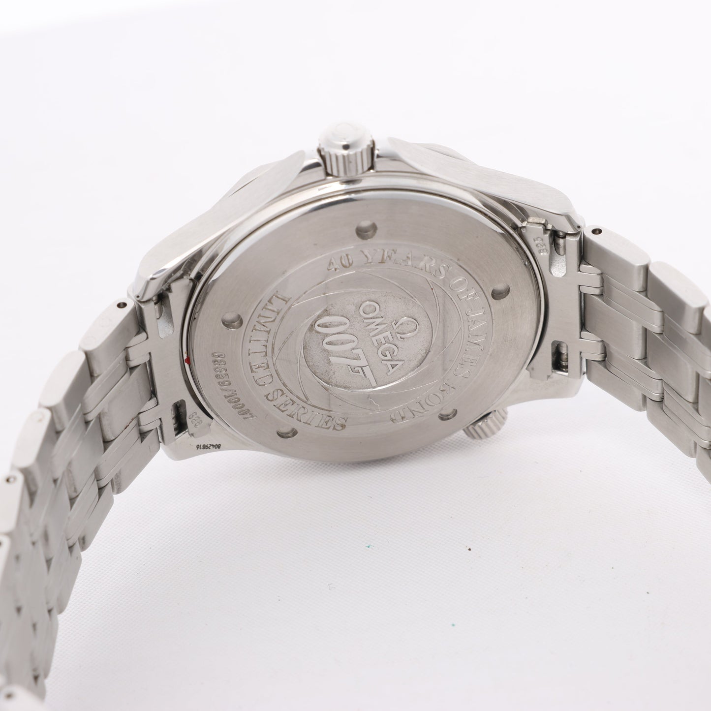 Omega Seamaster 007 James Bond model 2537.80 80429816 03859/10007 SS AT Blue-Face Watch