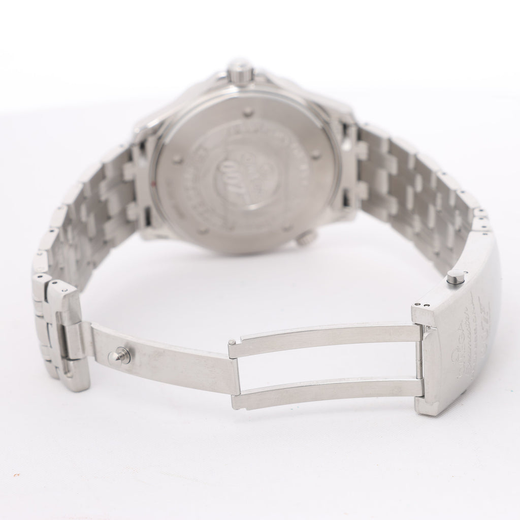 Omega Seamaster 007 James Bond model 2537.80 80429816 03859/10007 SS AT Blue-Face Watch