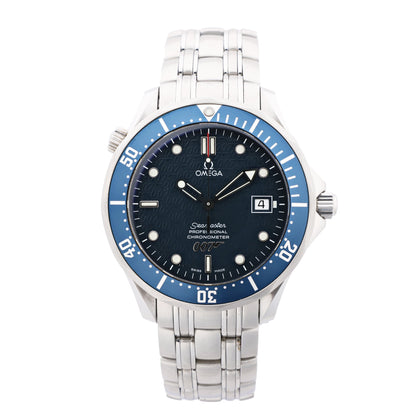 Omega Seamaster 007 James Bond model 2537.80 80429816 03859/10007 SS AT Blue-Face Watch