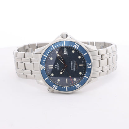 Omega Seamaster 007 James Bond model 2537.80 80429816 03859/10007 SS AT Blue-Face Watch