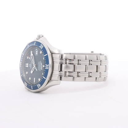 Omega Seamaster 007 James Bond model 2537.80 80429816 03859/10007 SS AT Blue-Face Watch