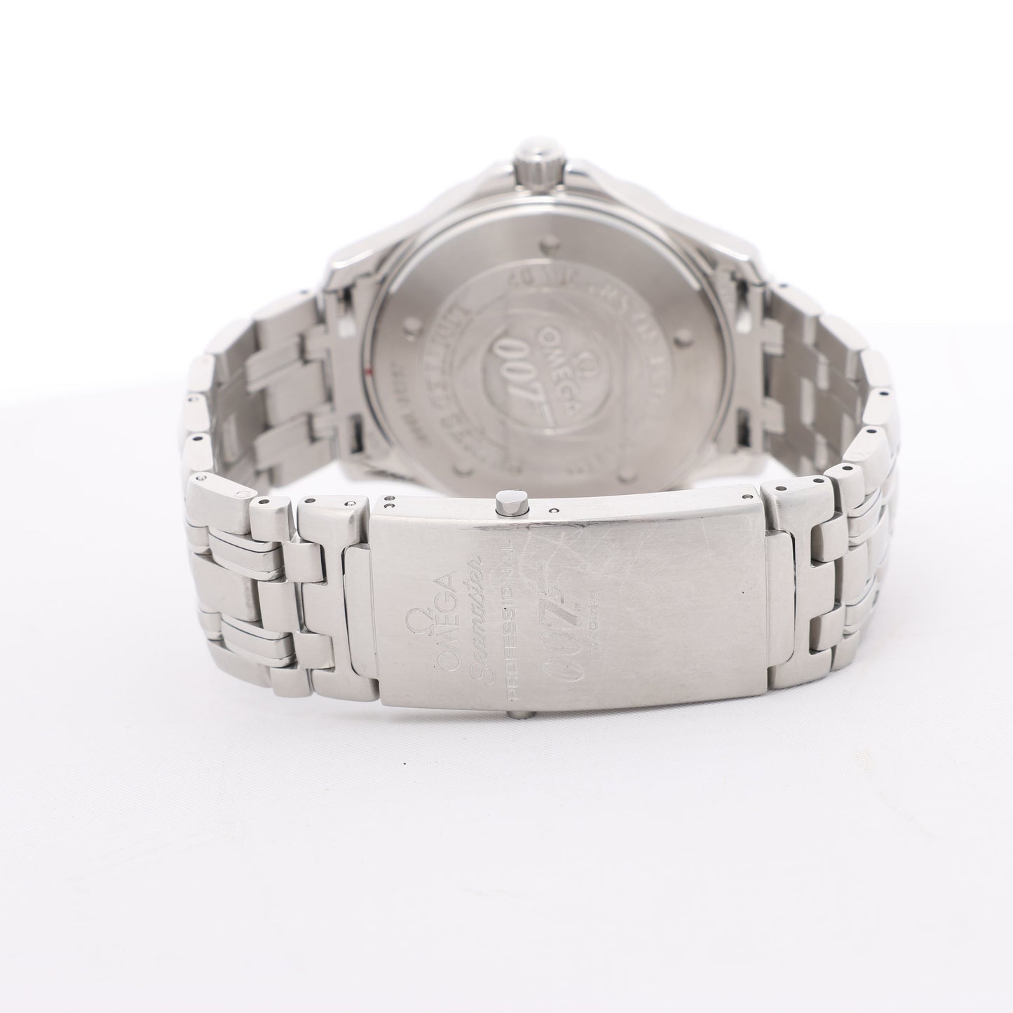 Omega Seamaster 007 James Bond model 2537.80 80429816 03859/10007 SS AT Blue-Face Watch