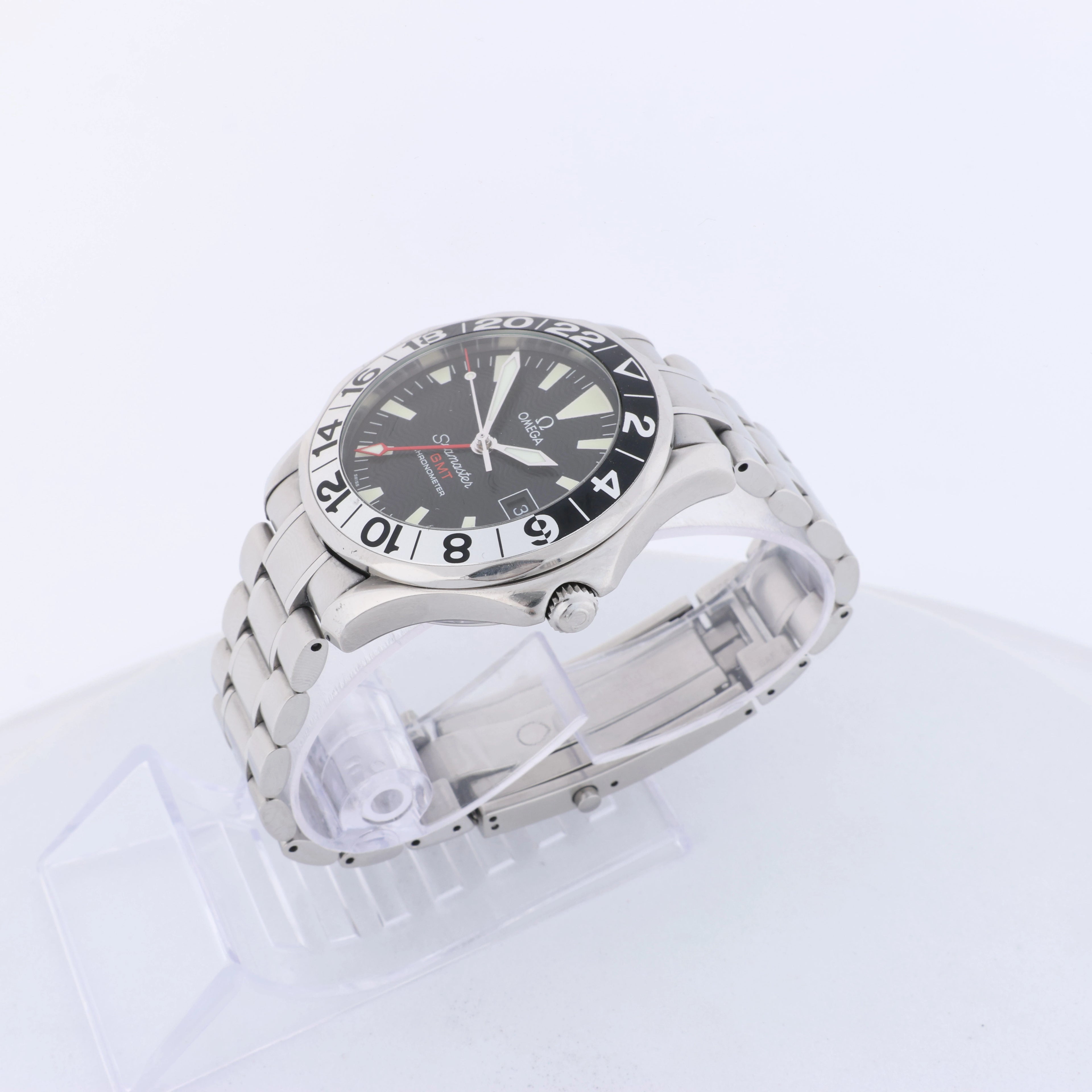 Reloj Omega Seamaster Planet Ocean 2201.50 86065212 SS SS AT con esfera negra