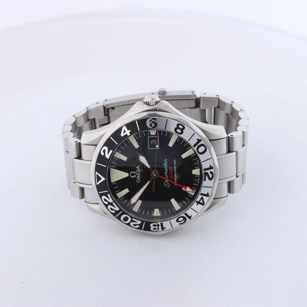 Reloj Omega Seamaster Planet Ocean 2201.50 86065212 SS SS AT con esfera negra