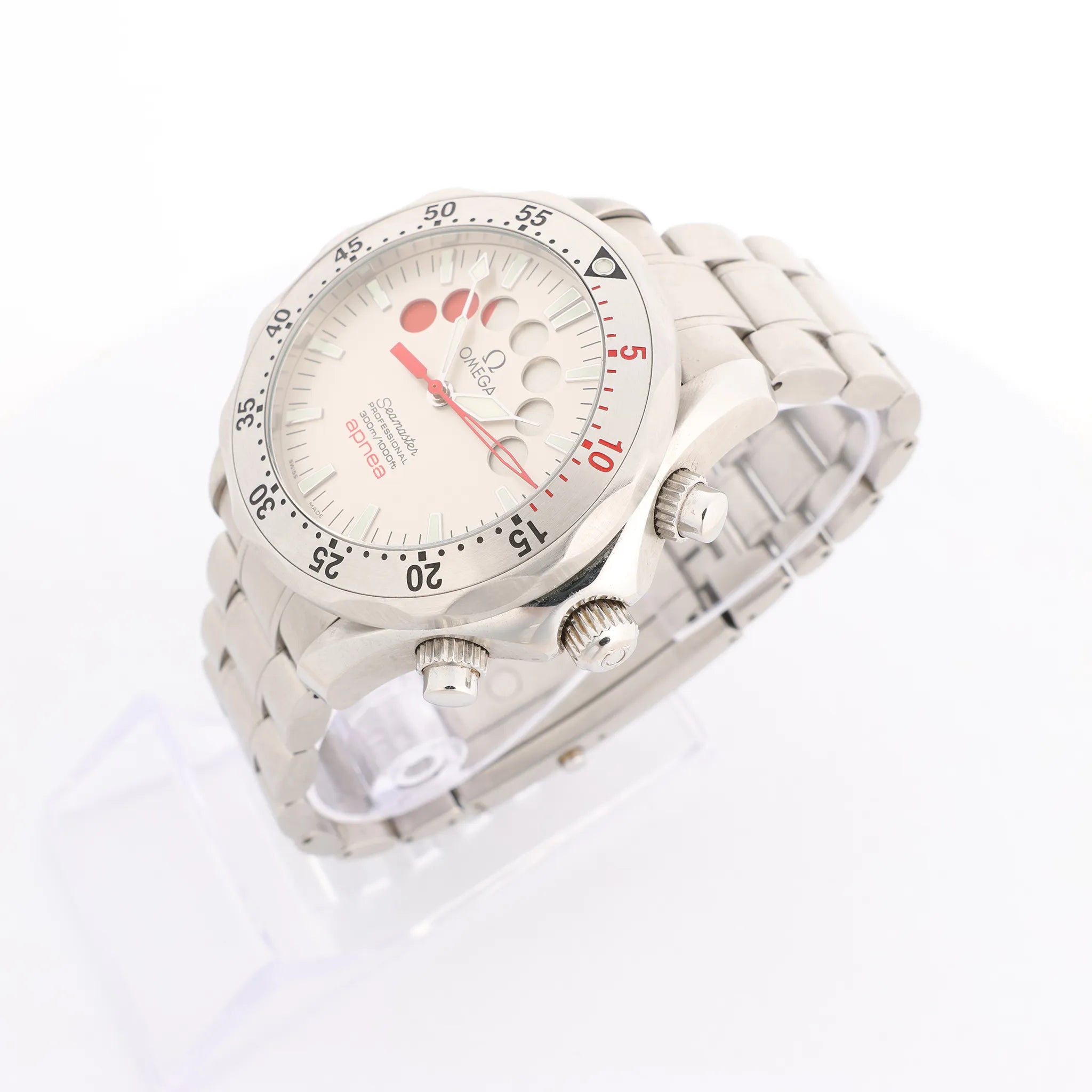 Omega Seamaster Apnea Maillol 2595.30 59701934 SS AT Watch with Silver Dial