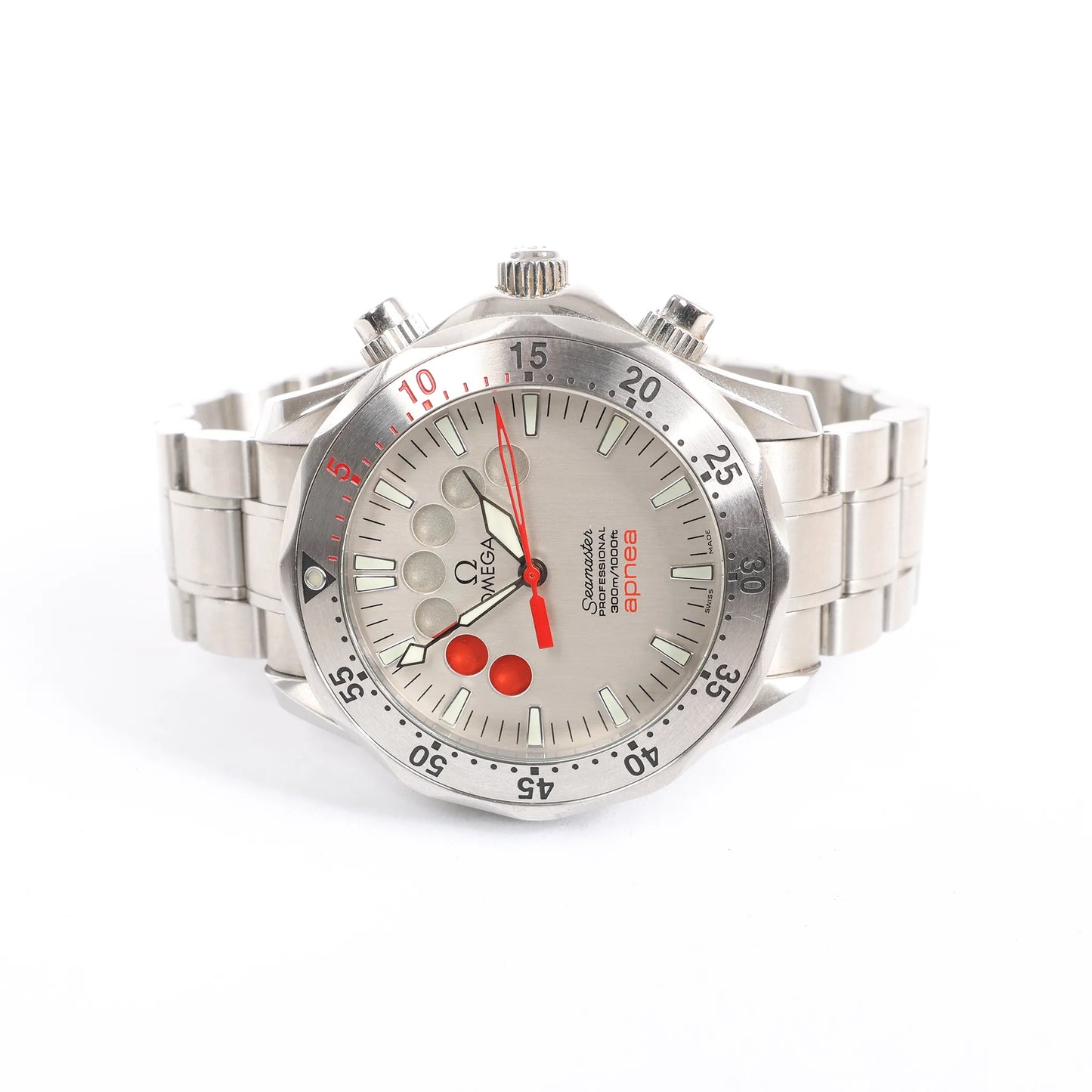 Omega Seamaster Apnea Maillol 2595.30 59701934 SS AT Watch with Silver Dial