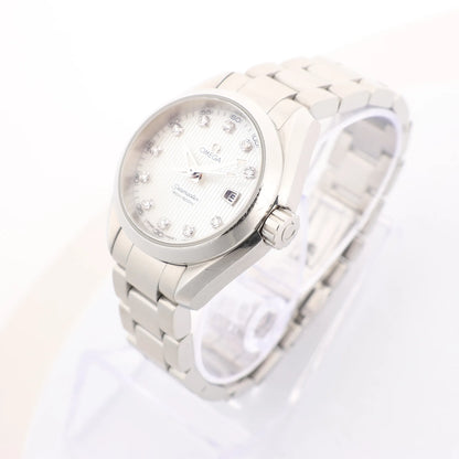 Omega Seamaster Aqua Terra 231.10.30.60.55.001 90627309 SS QZ Watch with Shell Dial