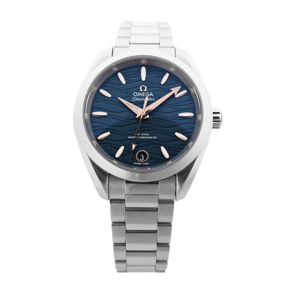 Omega Seamaster Aqua Terra Chronometer 220.10.34.20.03 SS AT Navy Blue Dial Watch