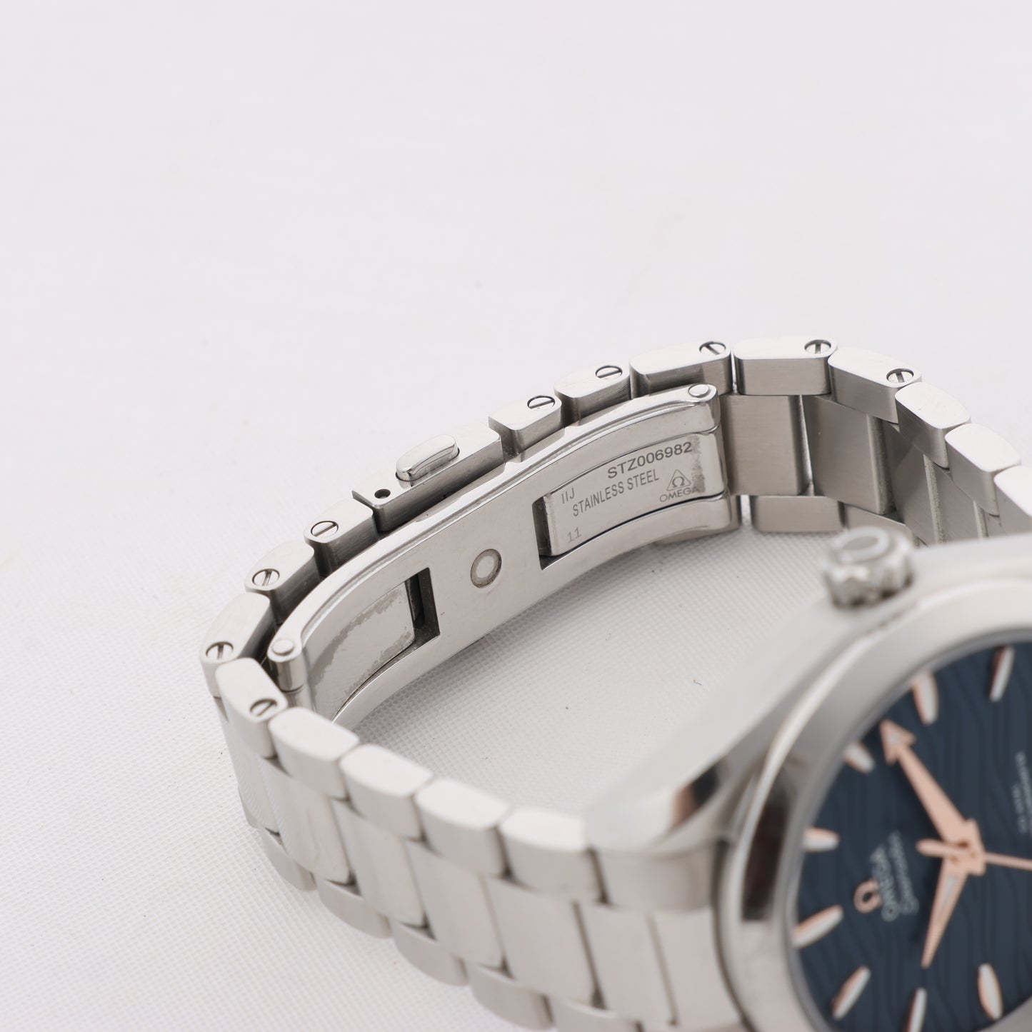 Omega Seamaster Aqua Terra Chronometer 220.10.34.20.03 SS AT Navy Blue Dial Watch