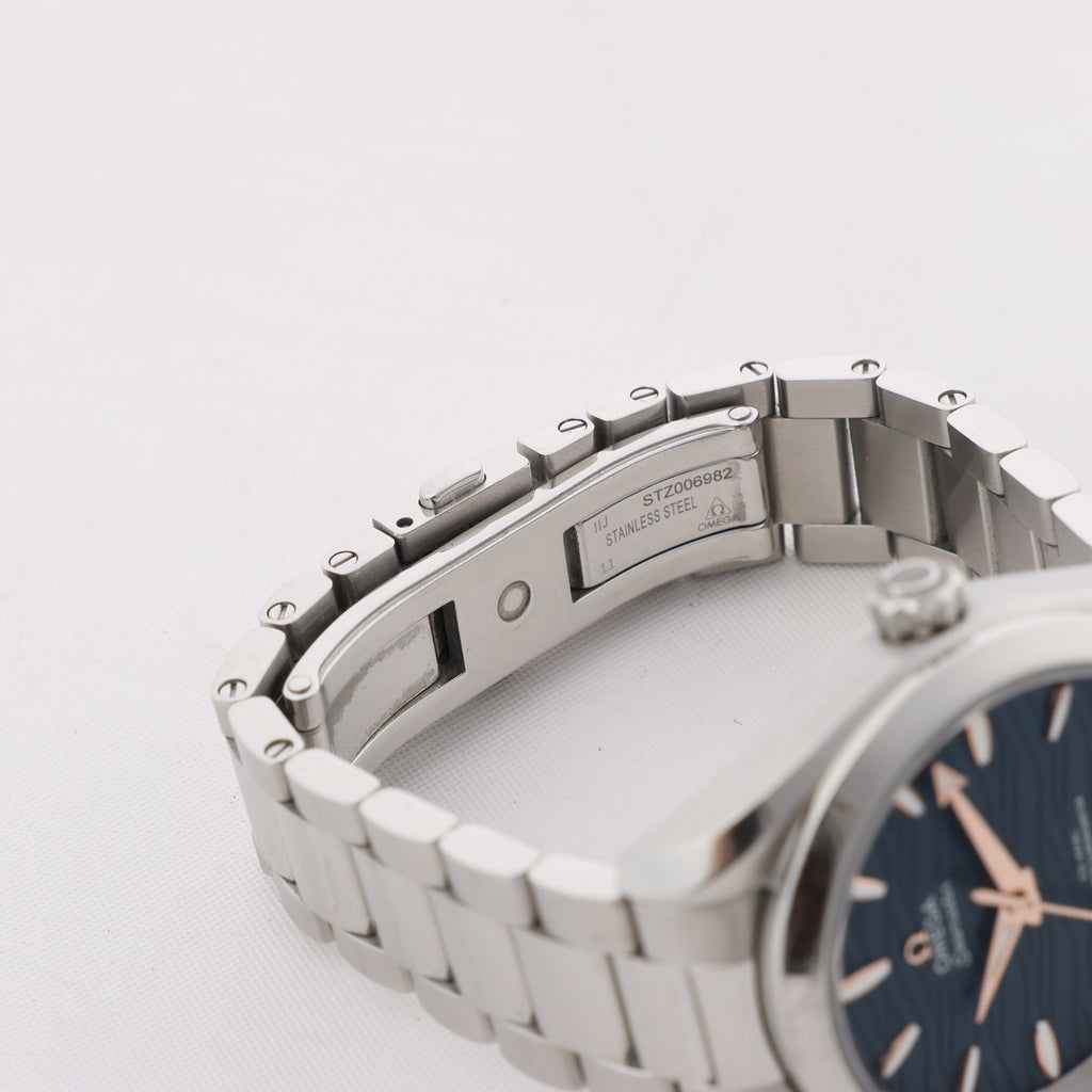 Omega Seamaster Aqua Terra Chronometer 220.10.34.20.03 SS AT Navy Blue Dial Watch
