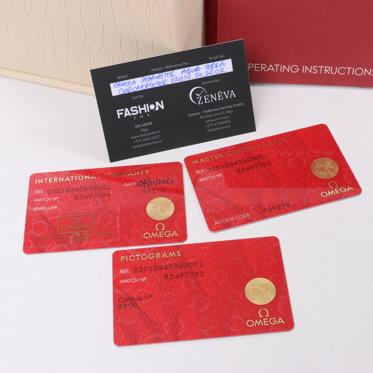 Omega Seamaster Aqua Terra Chronometer 220.10.34.20.03 SS AT Uhr mit marineblauem Zifferblatt