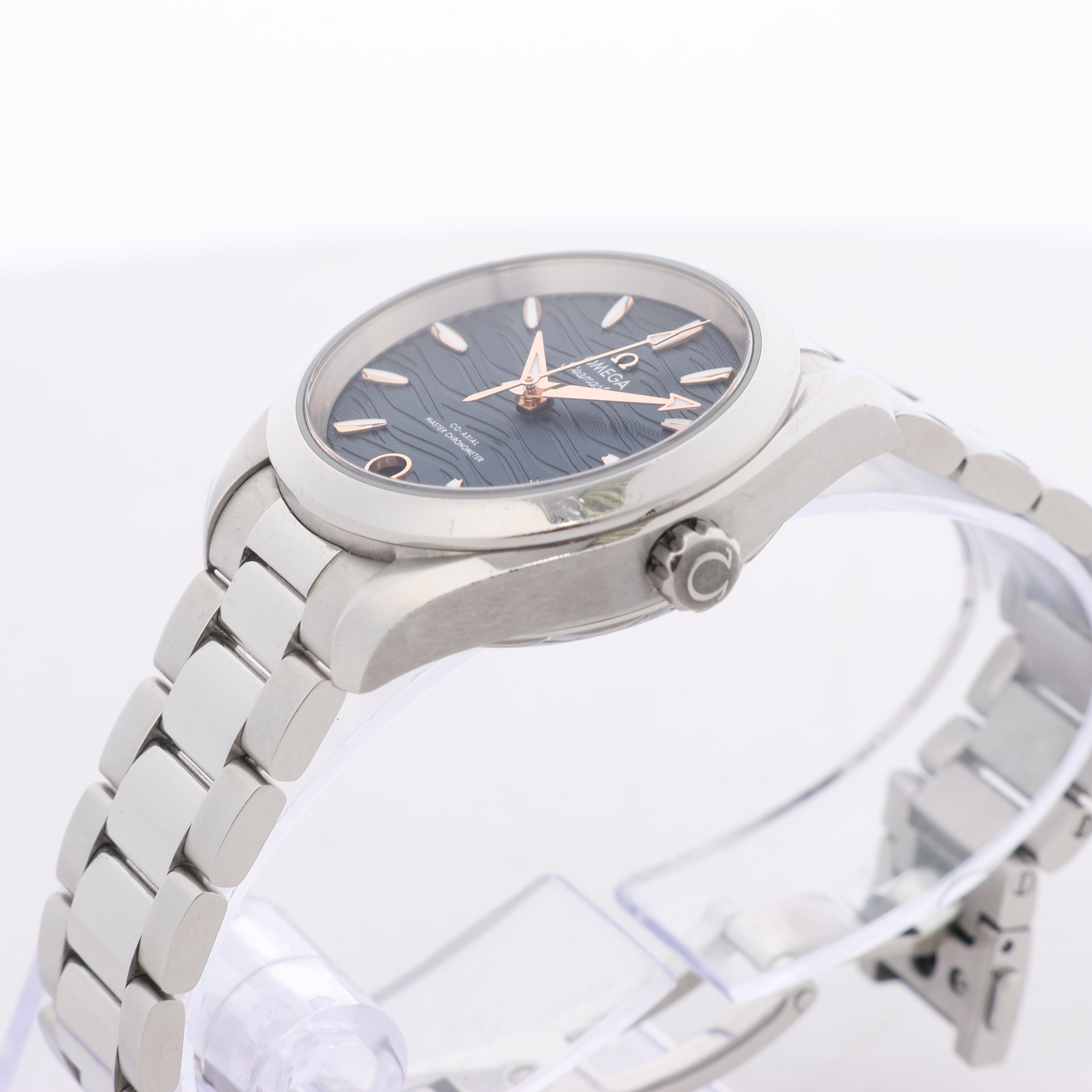 Omega Seamaster Aqua Terra Chronometer 220.10.34.20.03 SS AT Navy Blue Dial Watch
