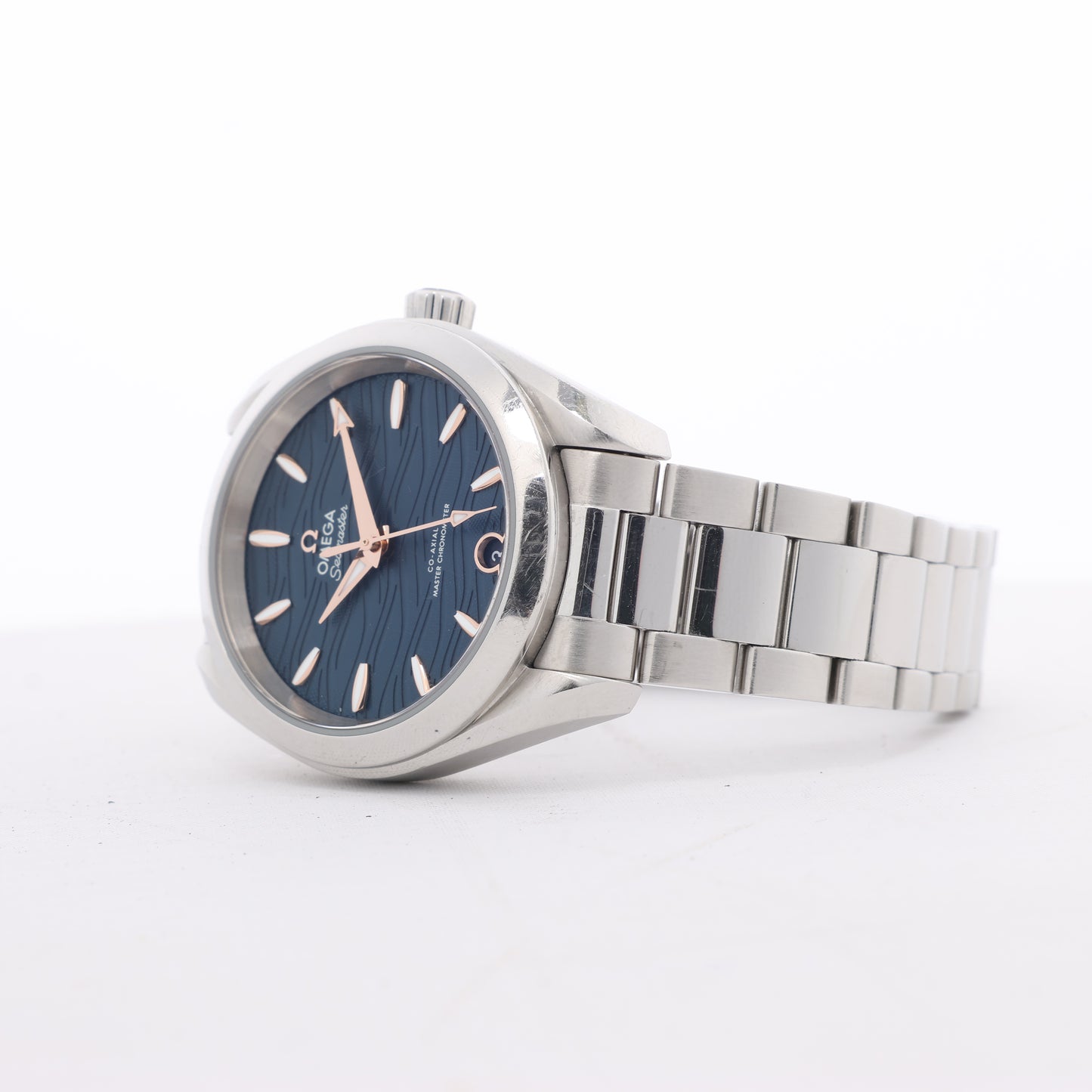 Omega Seamaster Aqua Terra Chronometer 220.10.34.20.03 SS AT Navy Blue Dial Watch