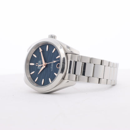 Omega Seamaster Aqua Terra Chronometer 220.10.34.20.03 SS AT Navy Blue Dial Watch