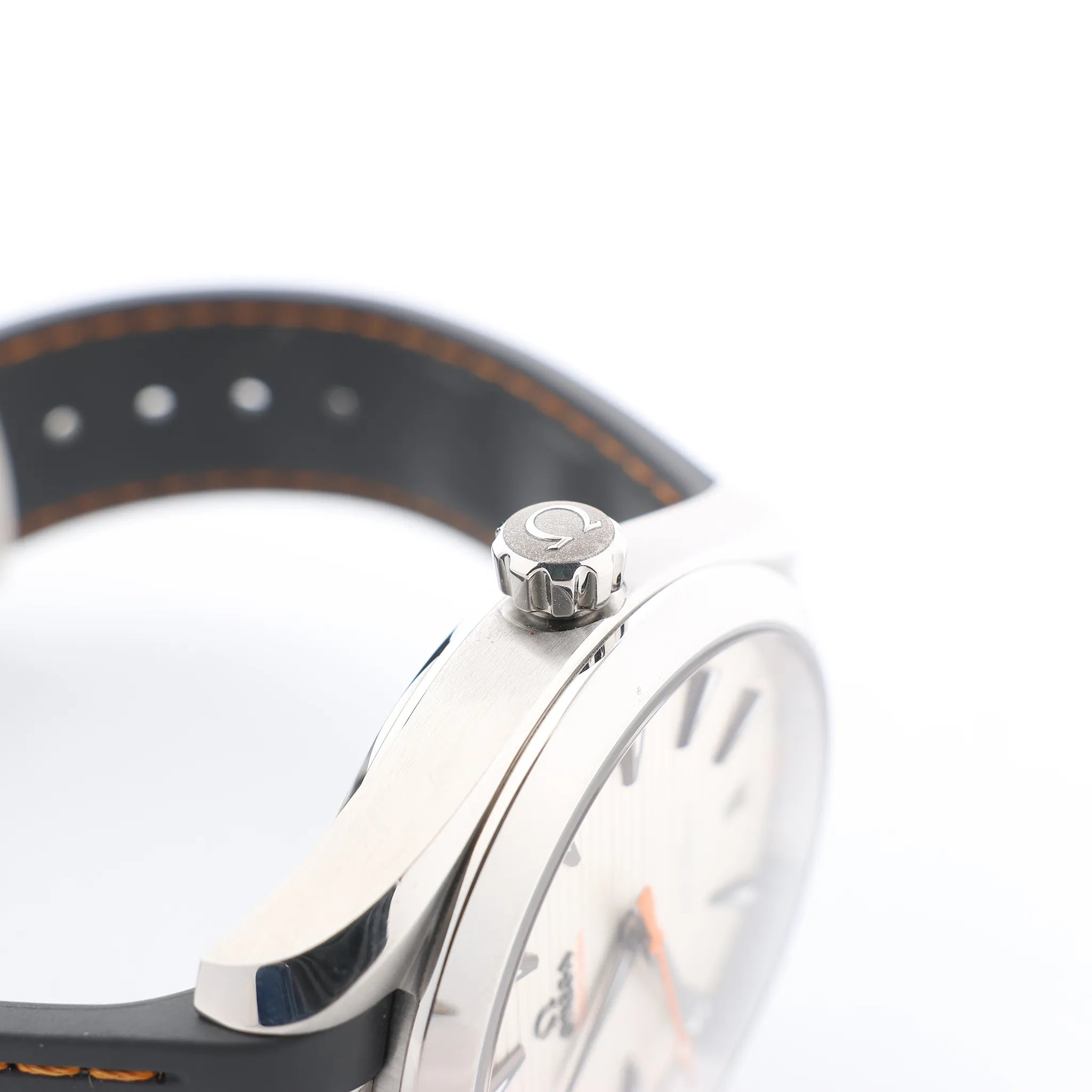 Omega Seamaster Aqua Terra Co-Axial 220.12.41.21.02.002 SS & Rubber AT Silver Dial Watch