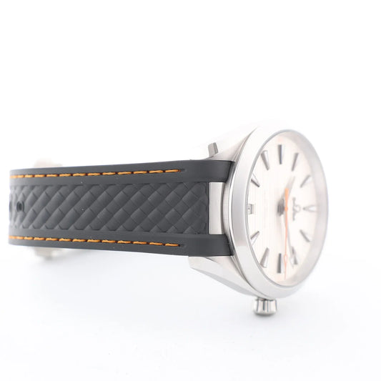 Omega Seamaster Aqua Terra Co-Axial 220.12.41.21.02.002 SS & Rubber AT Silver Dial Watch