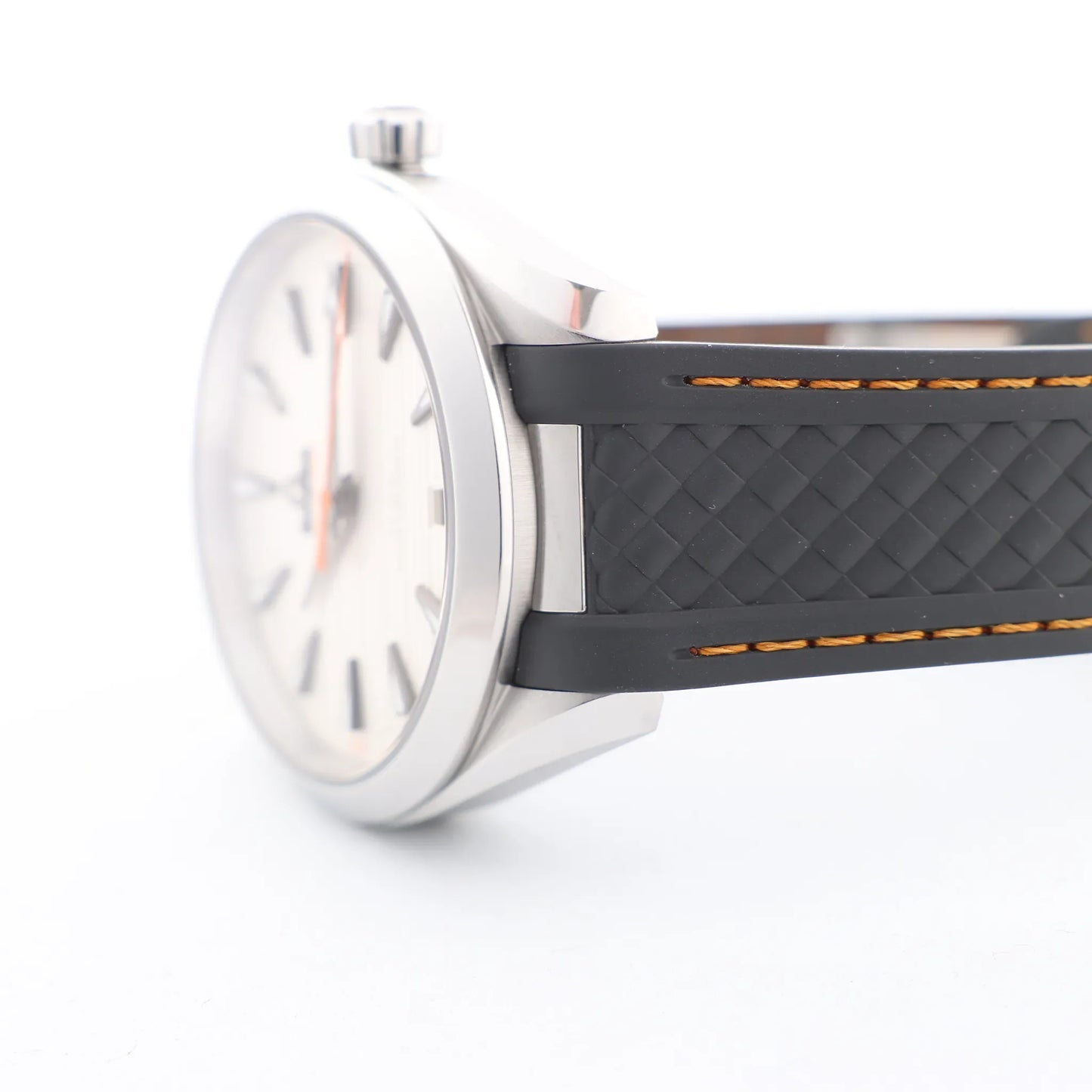 Omega Seamaster Aqua Terra Co-Axial 220.12.41.21.02.002 SS & Rubber AT Silver Dial Watch