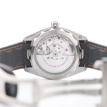 Omega Seamaster Aqua Terra Co-Axial 220.12.41.21.02.002 SS & Rubber AT Silver Dial Watch