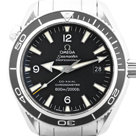 Omega Seamaster Planet Ocean 2201.50 86065212 SS SS AT Black Dial Watch