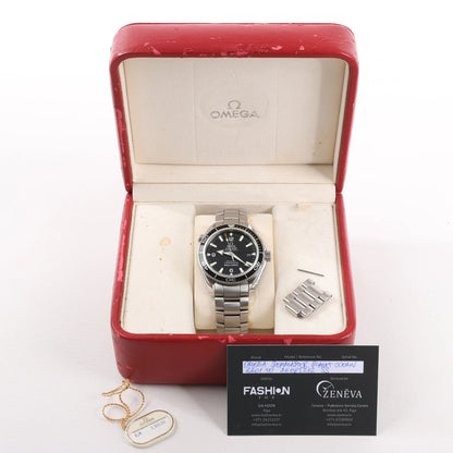 Omega Seamaster Planet Ocean 2201.50 86065212 SS SS AT Black Dial Watch