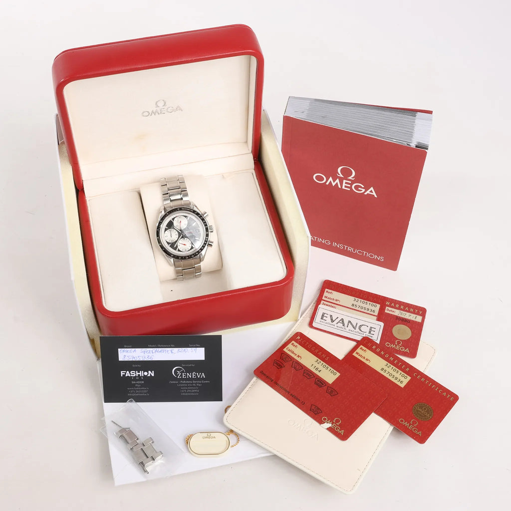 Omega Speedmaster 3210.51 85705936 SS AT Watch with Black Dial
