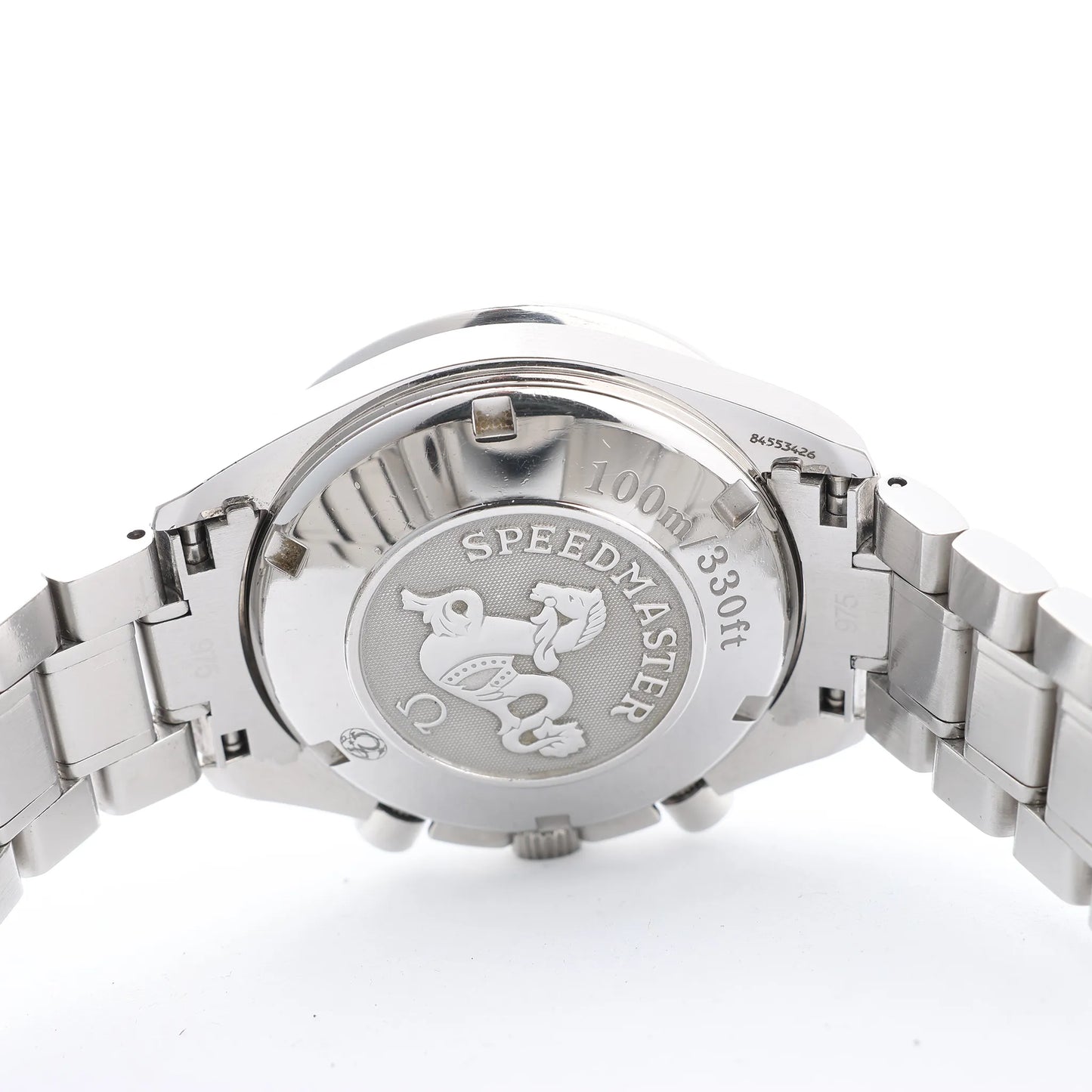 Omega Speedmaster 3211.32 84553426 SS SS AT Silbernes Zifferblatt