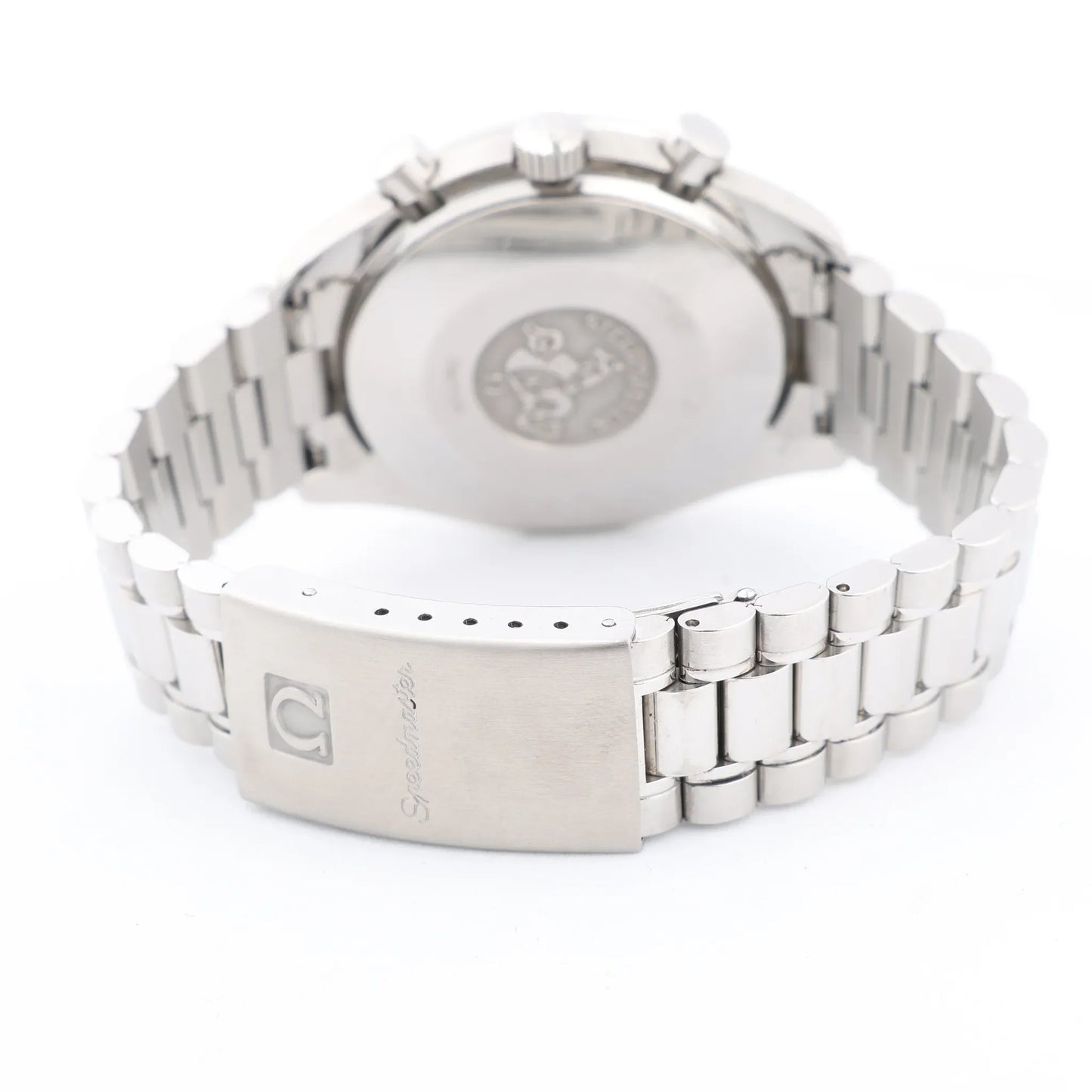 Omega Speedmaster 3510.50 59877179 SS AT Uhr mit schwarzem Zifferblatt