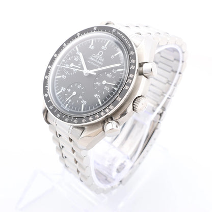 Omega Speedmaster 3510.50 59877179 SS AT Uhr mit schwarzem Zifferblatt