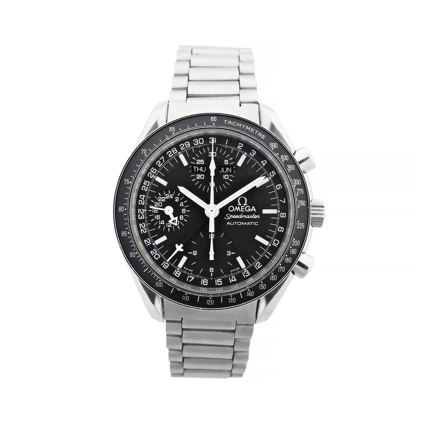 Omega Speedmaster 3520.50 55660822 SS SS AT Black Dial Watch