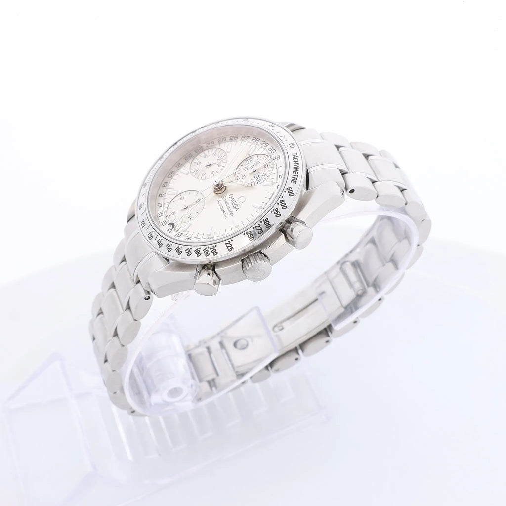 Omega Speedmaster 3523.30 57403570 SS AT Watch with Silver Dial