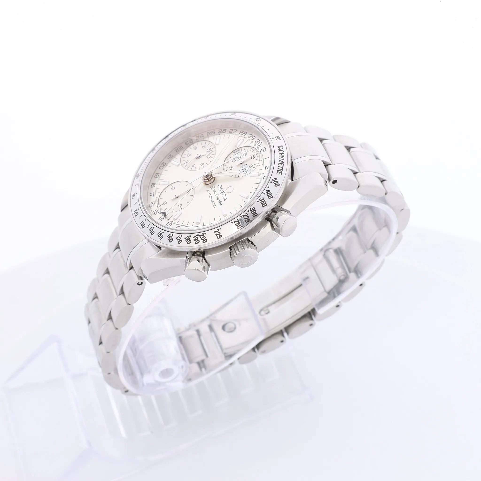 Omega Speedmaster 3523.30 57403570 SS AT Watch with Silver Dial