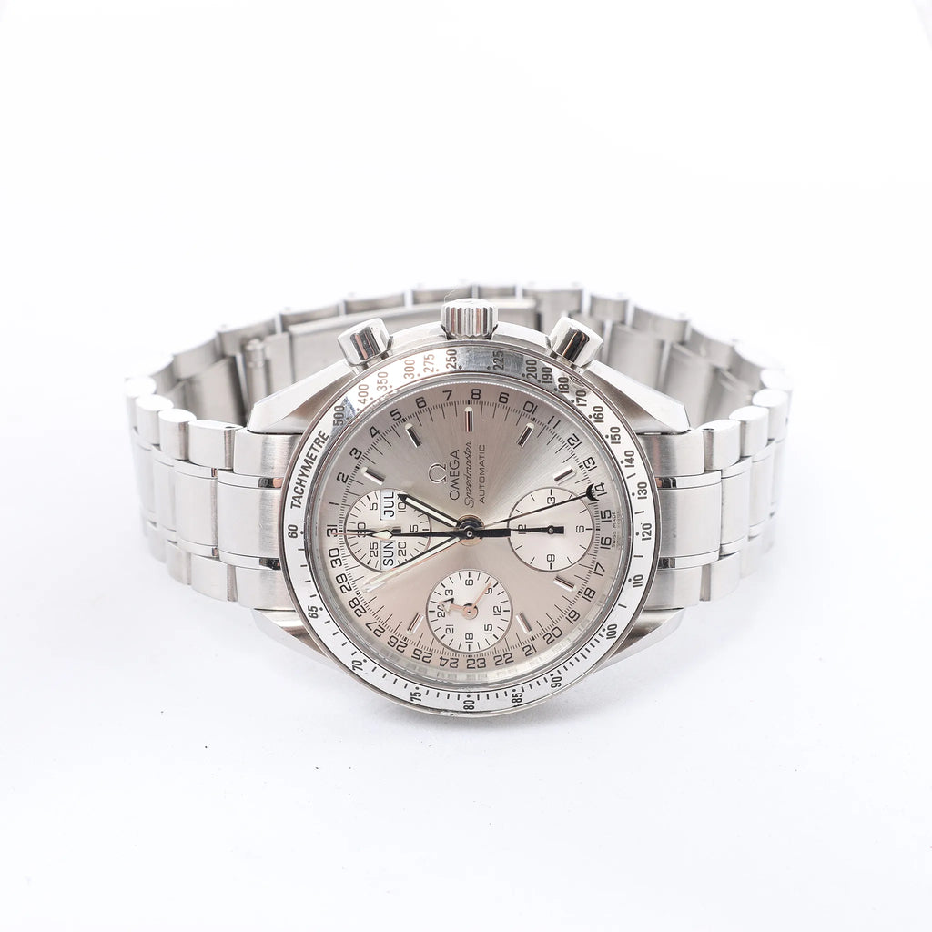 Omega Speedmaster 3523.30 57403570 SS AT Watch with Silver Dial