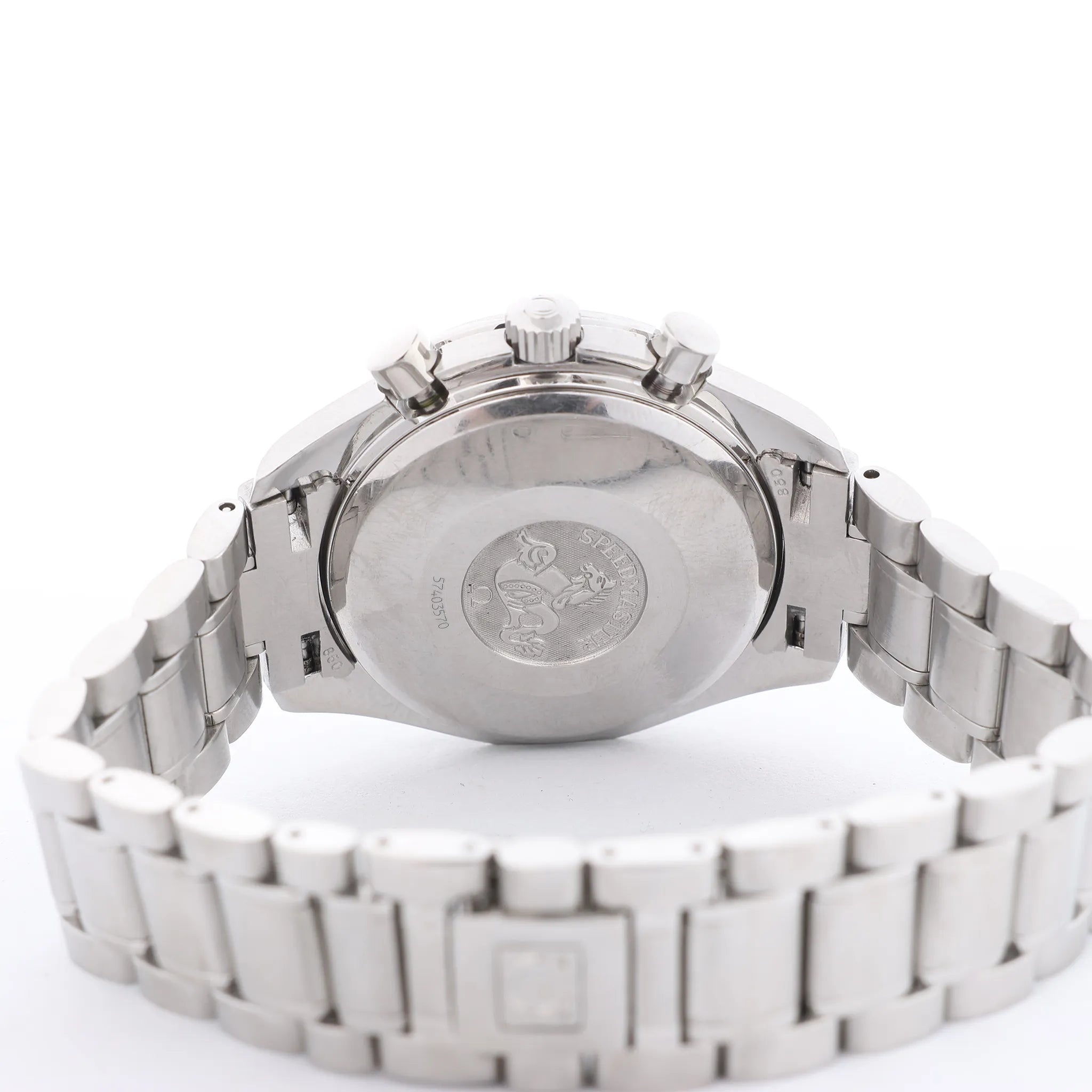 Omega Speedmaster 3523.30 57403570 SS AT Watch with Silver Dial
